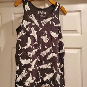 Men's shark tank top